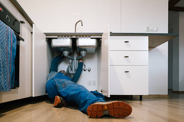 Professional Pipe Repair technician working in Orleans, MI